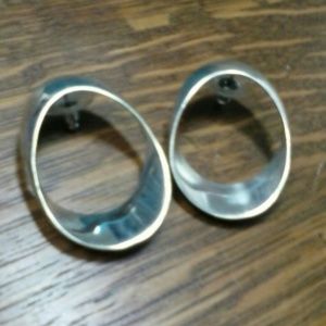 Sterling silver earrings pierced