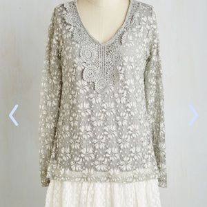 Sold! Queen and Sugar Lace Dress A'reve Modcloth