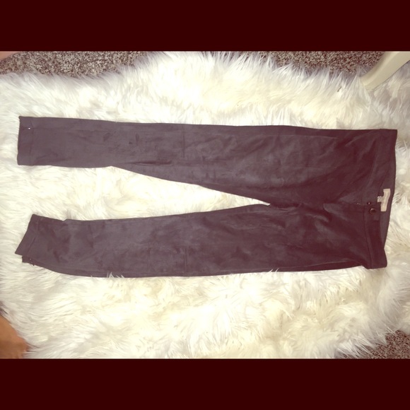 Banana Republic Suede Leggings