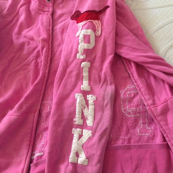 PINK zip-up jacket