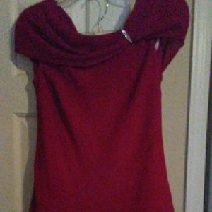 Macy's formal rhinestone blouse and skirt (size 8)