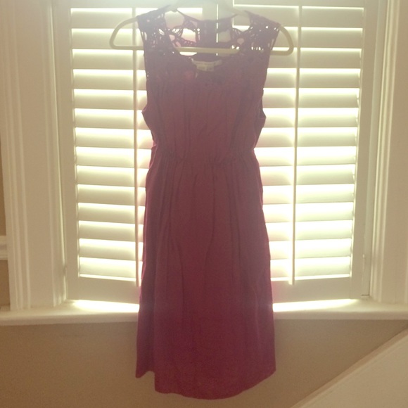 Max Studio Magenta Medium Sundress