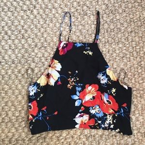 Floral crop top