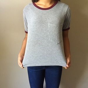SOLD Brandy Melville Ringer Tee
