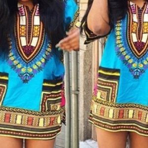 Ankara Print Tunic/ Cover up