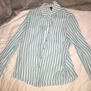 Long sleeve light weight see through