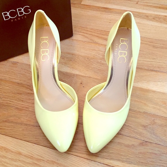 BCBG Shoes - 💥Sale💥 New! BCBG Yellow Pumps!