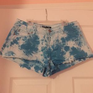 Tie dye shorts