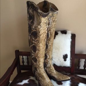 TALL OLD GRINGO PyTHON BOOTS