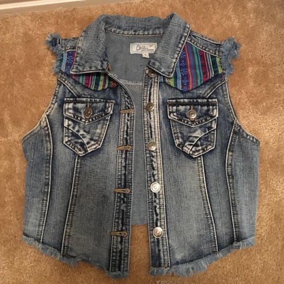 Denim vest