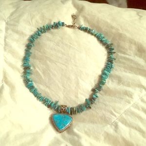 Barse Sterling Silver & Turquoise Necklace