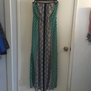 Jealous Tomato Strapless Maxi - medium