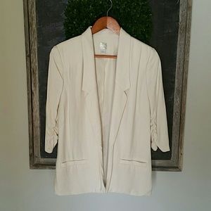 Cream blazer