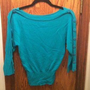 Teal sweater