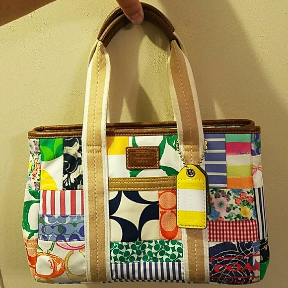 🔥🔥SALE!!🔥🔥 AUTHENTIC Coach patchwork tote