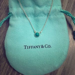 Tiffany & Co turquoise pendant necklace