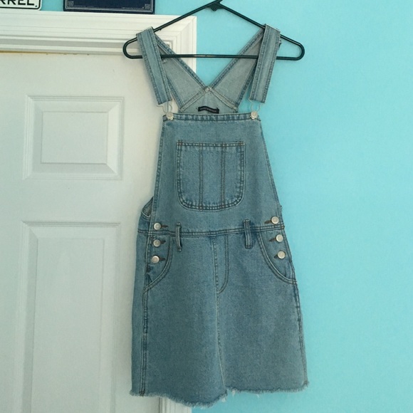 Brandy Melville denim overall dress