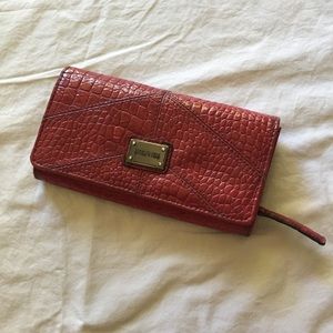 Bold Red Kenneth Cole Reaction Tri-Fold Wallet!!