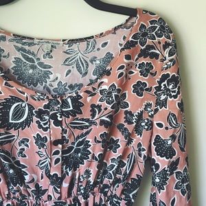 Bell Sleeve Boho Dress