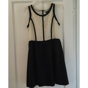 Black and White Short Dress