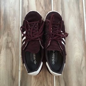 Adidas 80s campus pony hair shoes sneakers
