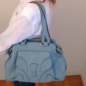 MJ Marc Jacobs leather handbag.