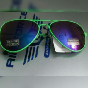 Air force unisex sunglasses neon
