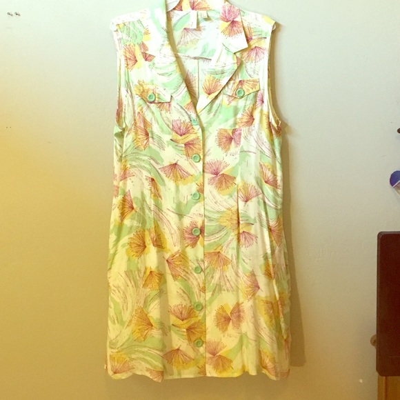 Flower vintage summer dress