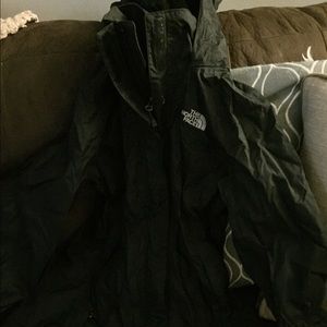 North face rain coat