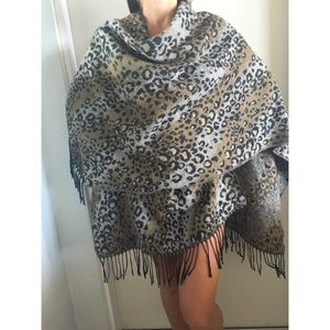 Leopard print wrap/shawl