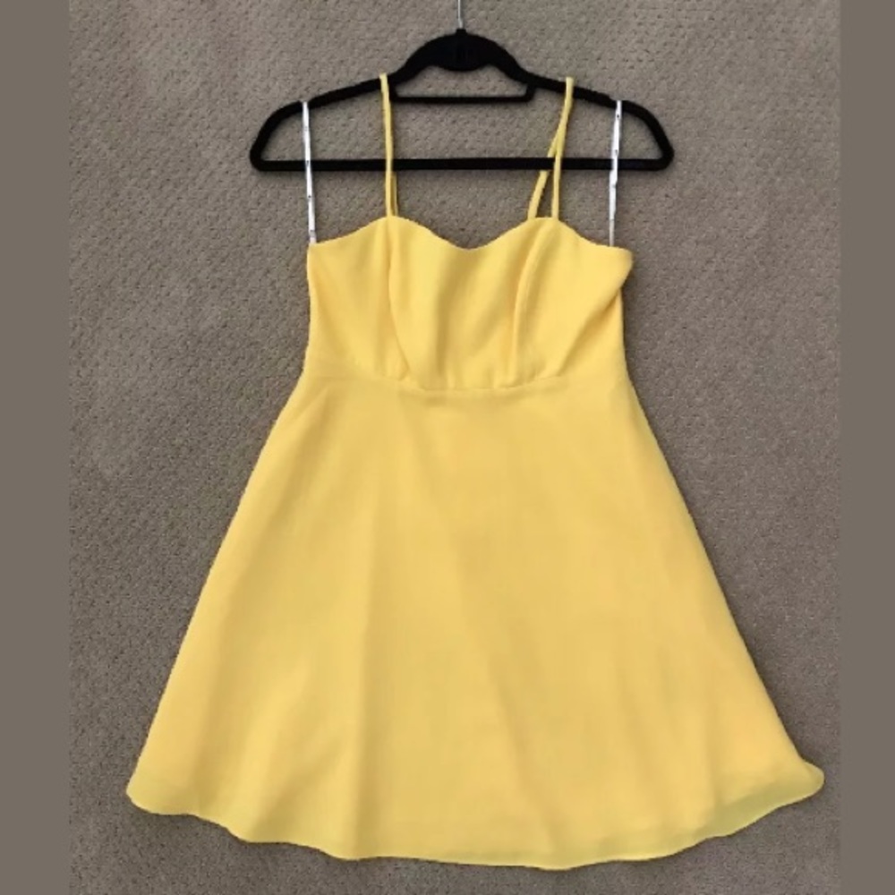 Forever 21 Yellow Summer Dress Size Small