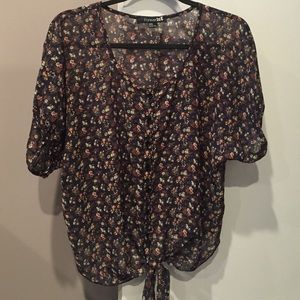 Dressy floral top