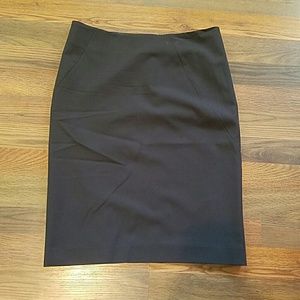 Theory Brown Pencil Skirt