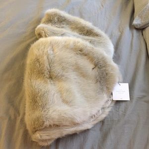 Ultra faux fur shawl