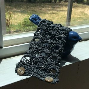 Crochet wrap bracelet