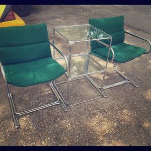 Vintage chair and table