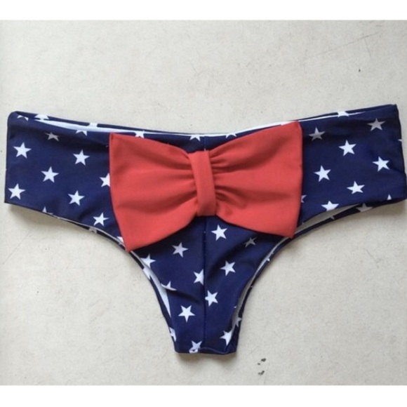 July 4th Bowtie Cheeky
