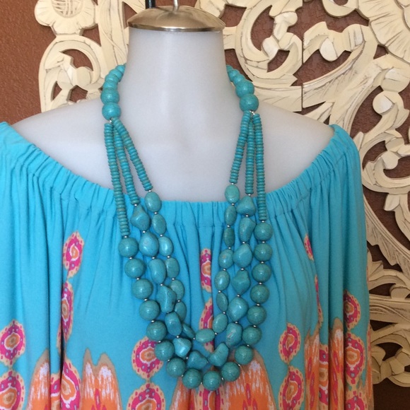 SOLD. Chico's turquoise necklace