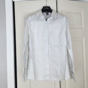 Ann Taylor pinstripe dress shirt