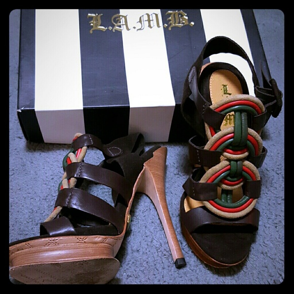 L.A.M.B Zed sandals