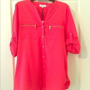 New Calvin Klein Modern Essentials Button-Down