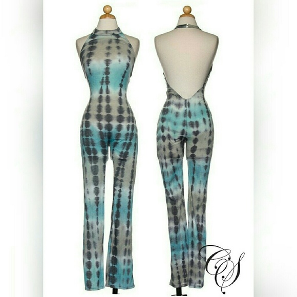 Mya Retro Tie Dye Jumpsuit - Picture 1 of 1