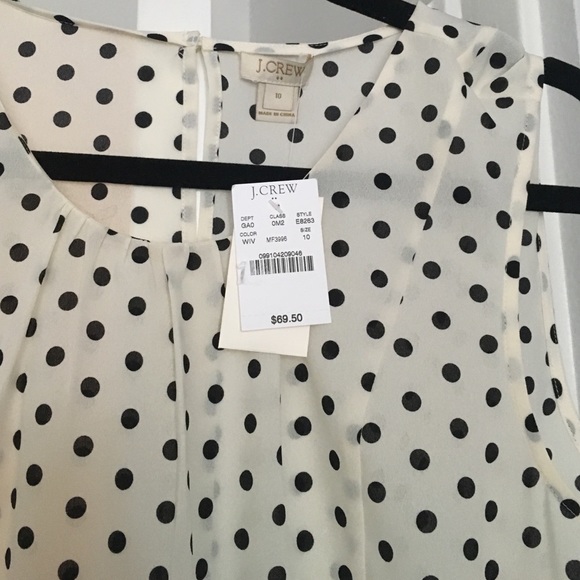 J. Crew Tops - New with tags polka dot and peplum jcrew top J. Crew Tops - New with tags polka dot and peplum jcrew top