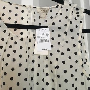 J. Crew Tops - New with tags polka dot and peplum jcrew top J. Crew Tops - New with tags polka dot and peplum jcrew top