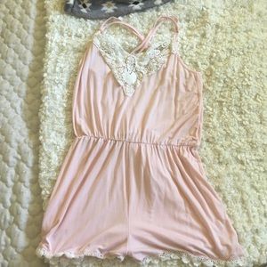 TOBI pink romper