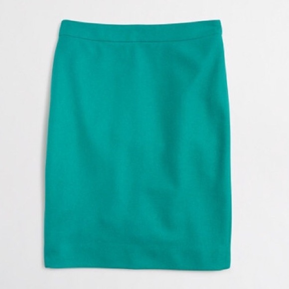 J. Crew pencil skirt in porcelain green - Picture 2 of 4