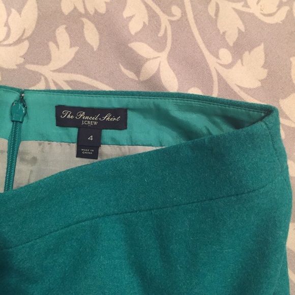 J. Crew pencil skirt in porcelain green - Picture 4 of 4