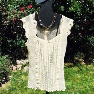 Free people lace top