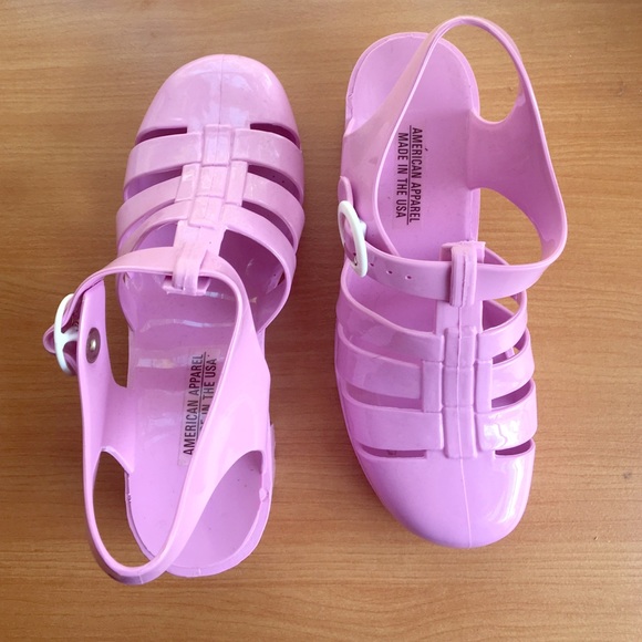 NWOT: American Apparel Jelly Sandals 
