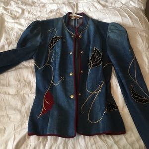 Vintage cavalli denim jacket